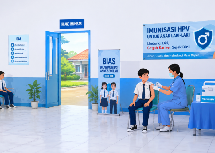 Bukan Cuma untuk Anak Perempuan, Tahun Ini Siswa Laki-Laki Kelas 5 SD Mulai Dapat Imunisasi HPV