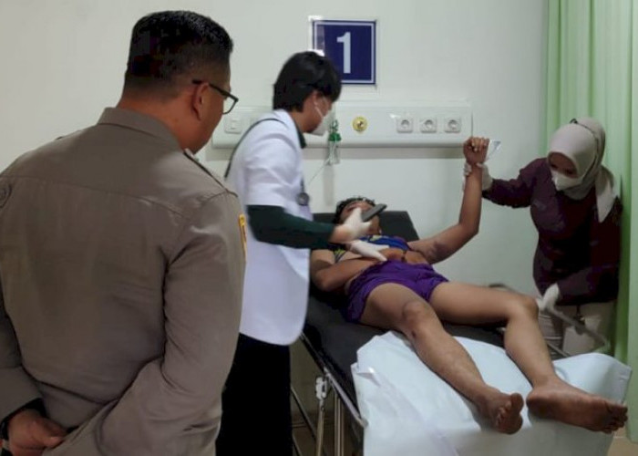 Terduga Pencurian Motor di Natar Diamankan Polisi, Jalani Perawatan di Rumah Sakit
