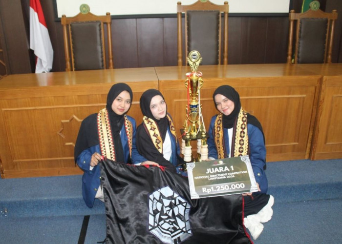 Mahasiswa Hukum Unila Juara Nasional Lomba Dakwaan Lingkungan Hidup