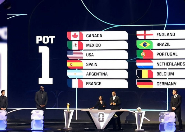 Drawing Piala Dunia 2026: Brasil, Inggris, dan Prancis Masuk Grup Berat