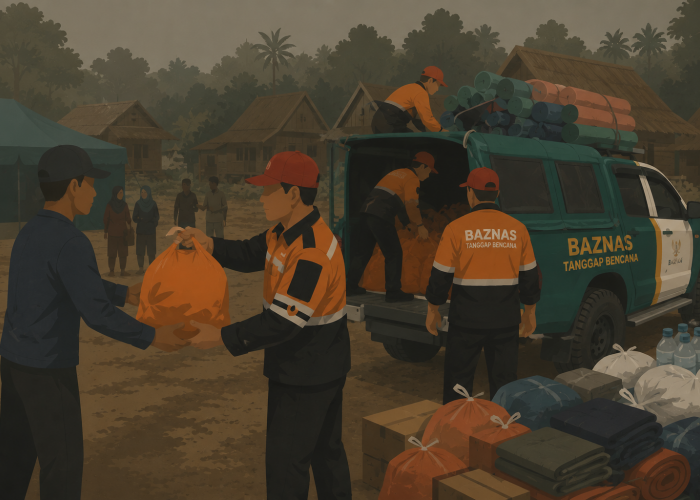 Respons Cepat Penanganan Kebakaran di Sukabumi, BAZNAS Salurkan Bantuan