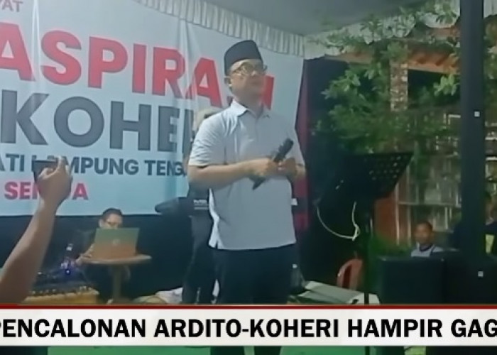 Ardito-Koheri Deklarasi Menang Pilkada Lampung Tengah