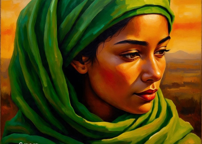 Bayangan itu Kupanggil 'Rotul Aliyah', Wanita Ayu BerKerudung Hijau