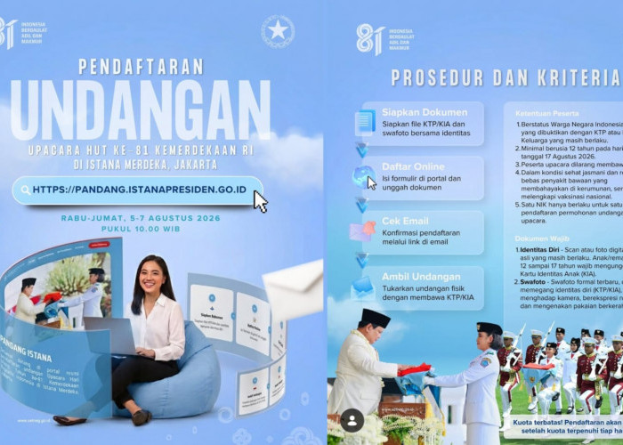 Rebutan 8.100 Kursi, War Tiket Upacara HUT RI ke-81 di Istana Merdeka Dimulai