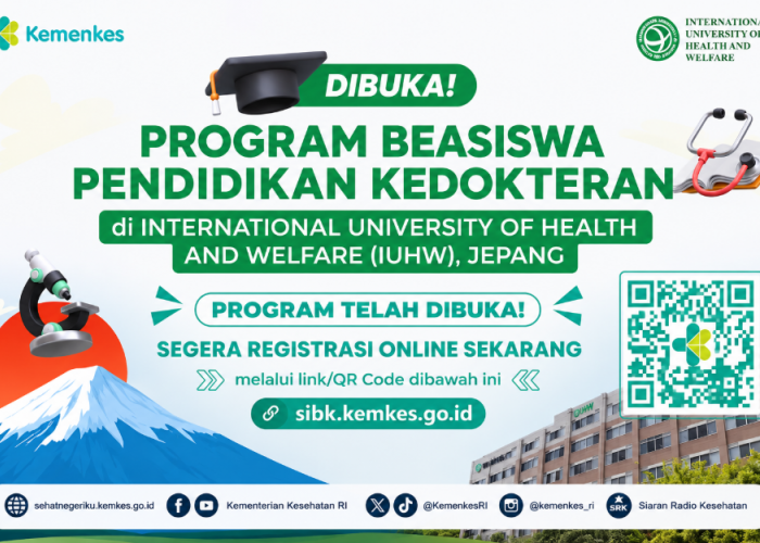 Ingin Jadi Dokter Bertaraf Internasional? Beasiswa IUHW Japan x Kemenkes RI Resmi Dibuka