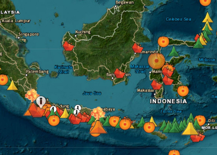 Gunung Anak Krakatau, Gunung Merapi dan Gunung Semeru Terpantau Berstatus Siaga!