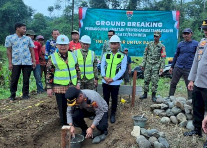 Pembangunan Jembatan Garuda di Tanggamus Dimulai, Perkuat Akses Warga Antarwilayah