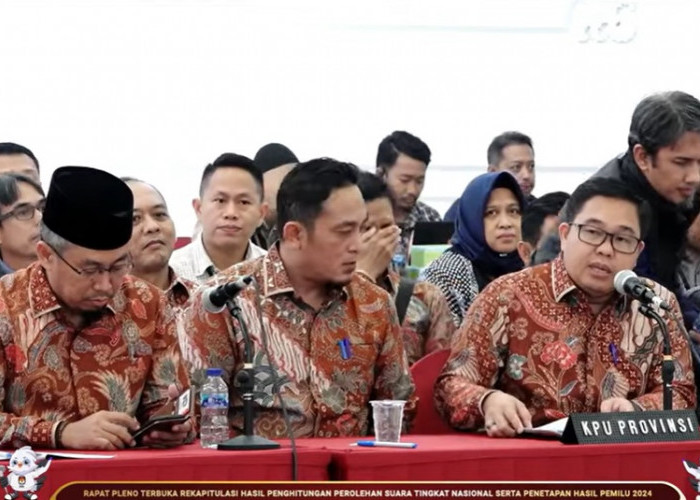 Saksi Golkar Protes, KPU RI Tunda Pembacaan Perolehan Suara DPR RI Dapil Lampung I