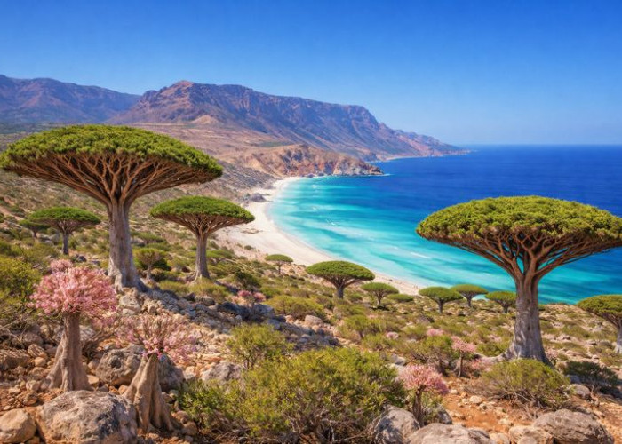 Pohon Berdarah dan Hewan Jassasah: Keunikan Pulau Socotra Yang Sering Disebut Tempat Persembunyian Dajjal?