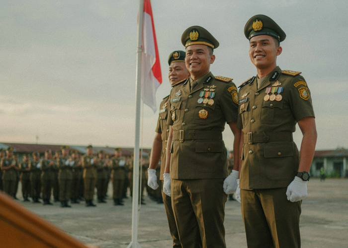 Dua Prajurit TNI Naik Pangkat Usai Kibarkan Merah Putih di Banda Aceh