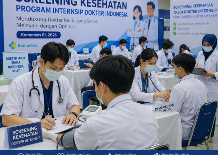 Usai Enam Dokter Internsip Meninggal, 10.564 Dokter Jalani Skrining Kesehatan Massal