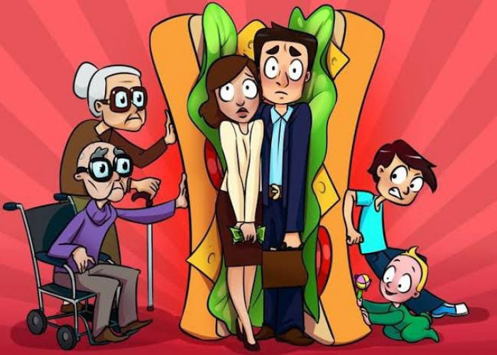 Generasi Sandwich di Indonesia: Tantangan Berat Menopang Dua Generasi di Tengah Tekanan Ekonomi