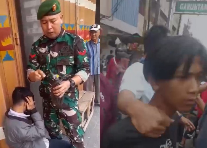 Diduga Hendak Lakukan Provokasi Saat Demo Mahasiswa, Tiga Pria Diamankan TNI di Lampung
