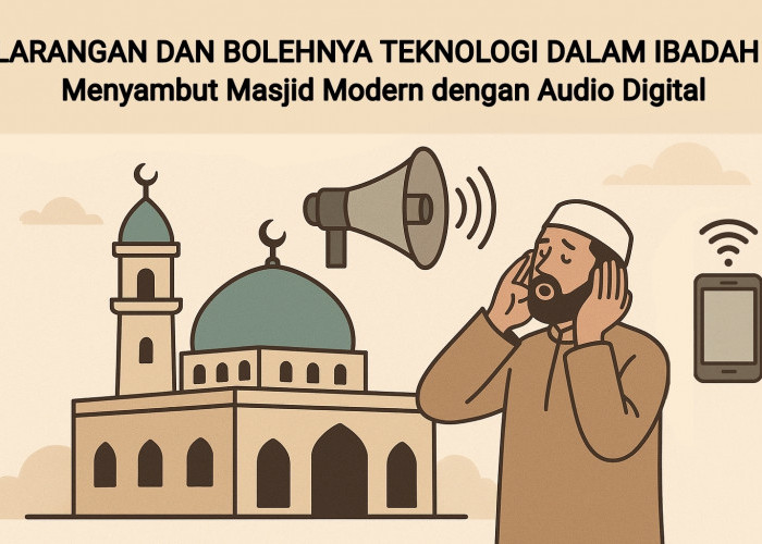 Menyambut Masjid Modern dengan Audio Digital, Ini Kajian Hukum Boleh Atau Tidaknya!