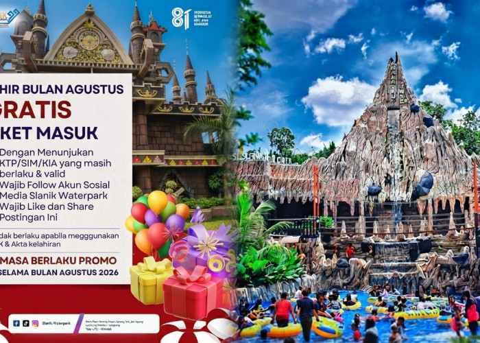 Slanik Waterpark Berikan Tiket Masuk Gratis Bagi Warga di Bulan Agustus, Ini Ketentuannya!