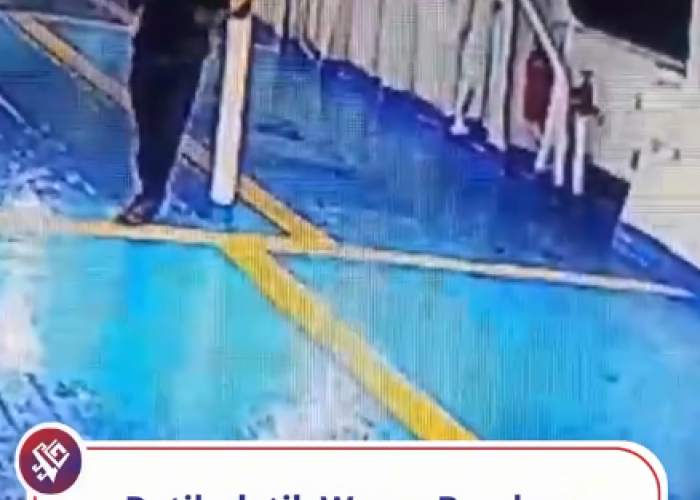 Gerakan Gelisah Andreas Sebelum Lompat dari KMP Kirana Terekam CCTV
