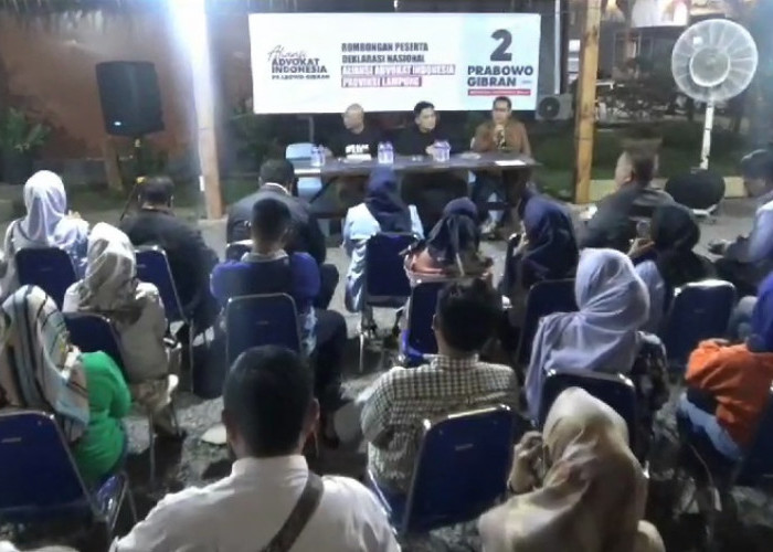 Anggota AAI Lampung Ikut Deklarasi Nasional, Otto Hasibuan: Ribuan Advokat Dukung Prabowo-Gibran 