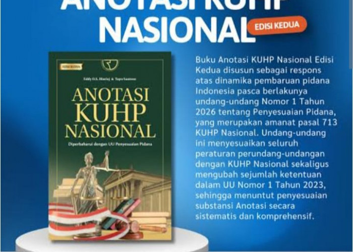 Memahami Buku Anotasi KUHP Nasional