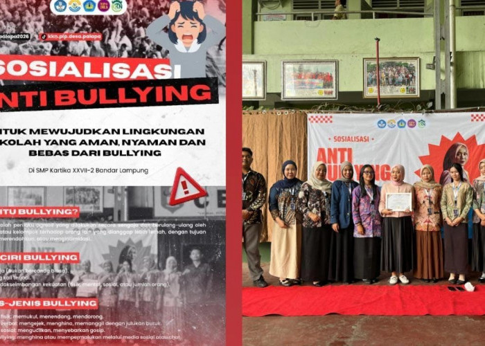 Mahasiswa KKN PLP Palapa Unila Gelar Sosialisasi Anti-Bullying di SMP Kartika XXVII-2 Bandar Lampung