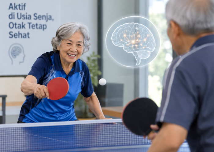 Tenis Meja Bukan Sekadar Olahraga, Bisa Bantu Jaga Fungsi Otak Lansia
