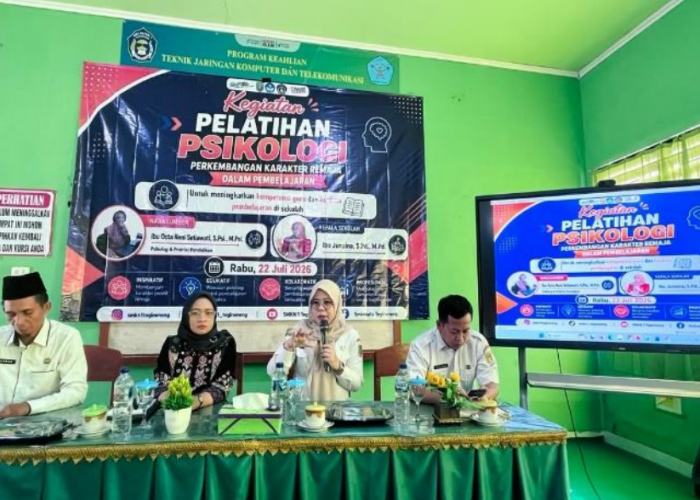 Tingkatkan Kompetensi Pendidik, SMKN 1 Tegineneng Gelar Pelatihan Psikologi Perkembangan Karakter Siswa 