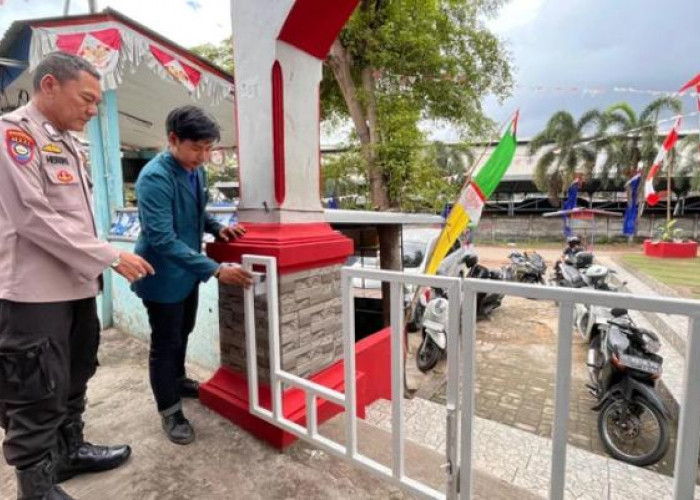 Inovasi Nyata Mahasiswa KKN Unila dan RT 011 Gunung Sari: Portal Fingerprint Cegah Curanmor