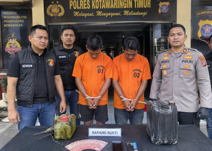 Dibayar Rp500 Ribu untuk Bakar Lahan, Dua Warga Kotim Diamankan Polisi