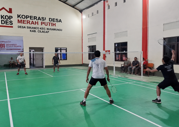 Gedung Kopdes Merah Putih di Cilacap Dipakai Warga untuk Badminton, Pemdes Beri Klarifikasi