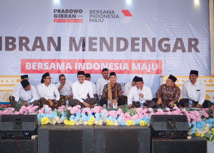Kunjungi Santri Ponpes Walisongo Lampung Tengah, Gibran Didoakan Maju Cawapres