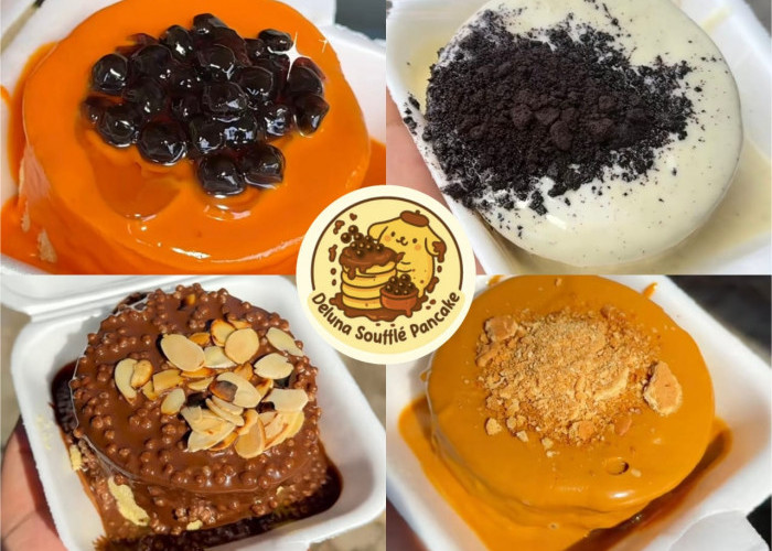 Dessert Dengan Sensasi Rasa Awan! Deluna, Rekomendasi Souffle Pancake di Bandar Lampung