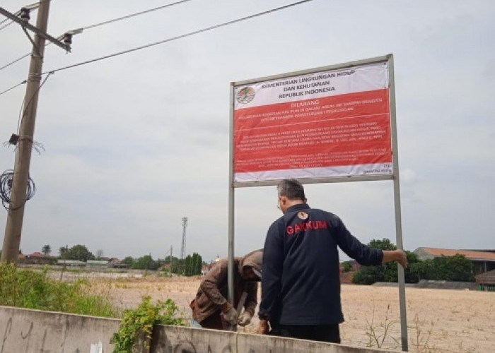 Gakkum KLHK Resmi Hentikan Pengurukan Ilegal Lahan PT HKKB di Bandar Lampung