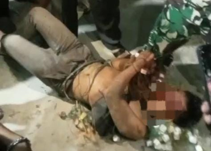 Aksi Curanmor di Campang Raya Gagal, Pelaku Dihajar Warga hingga Babak Belur