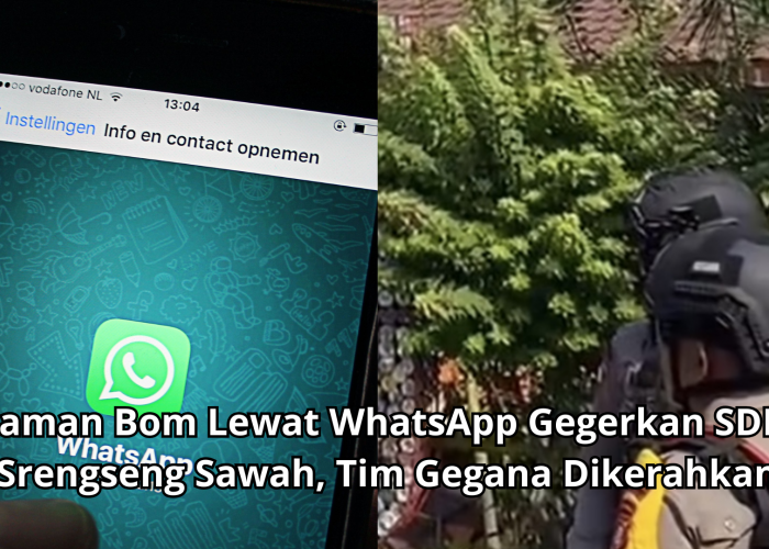 Ancaman Bom Lewat WhatsApp Gegerkan SDN 15 Srengseng Sawah, Tim Gegana Lakukan Sterilisasi
