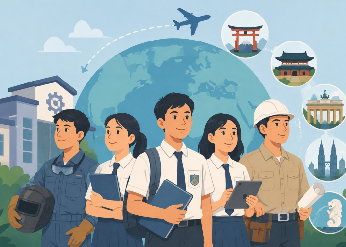 Program SMK Go Global Dibuka 12 Agustus, Targetkan 40 Ribu Tenaga Kerja ke Luar Negeri