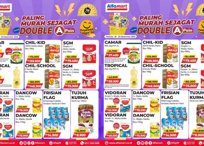 Waktunya Mama dan Bestie Selamatkan Dompet! Promo Alfamart 16–23 Desember 2025 Hadirkan Program Paling Murah 