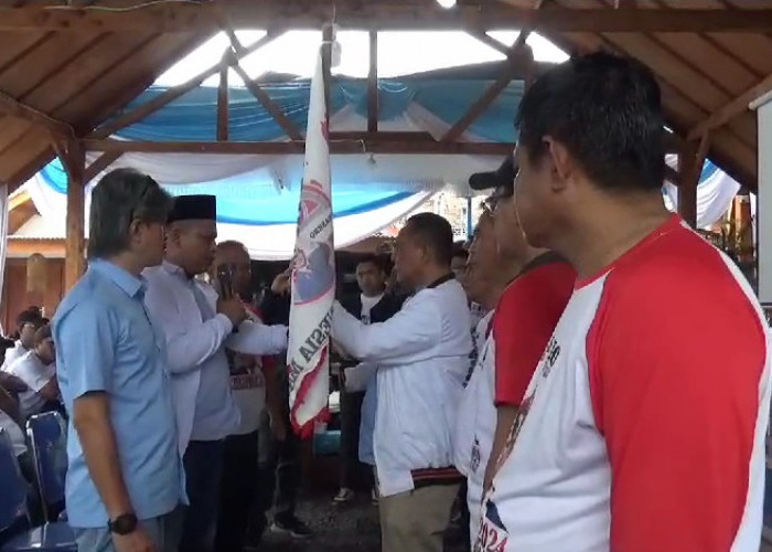 Relawan Masbro Lampung Deklarasi Dukungan Untuk Prabowo-Gibran