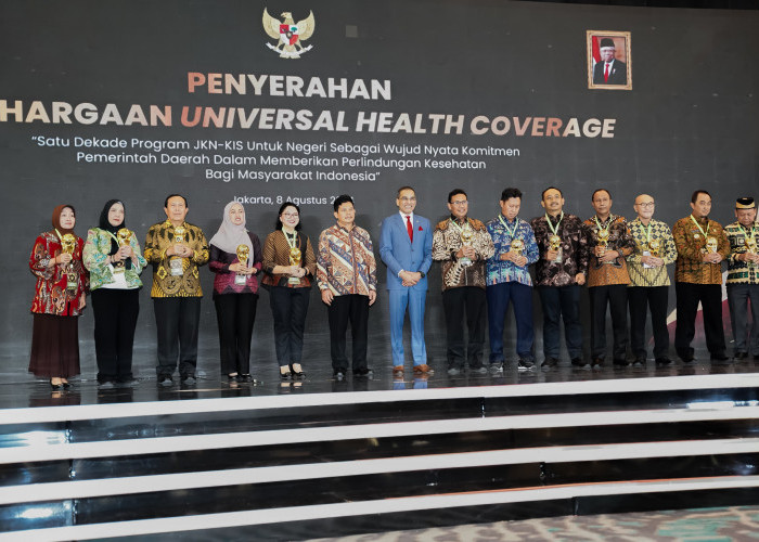 Target UHC Terpenuhi, Pemkot Bandarlampung Raih Penghargaan 