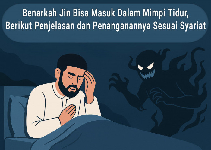 Benarkah Jin Bisa Masuk Dalam Mimpi Tidur, Berikut Penjelasan dan Penanganannya Sesuai Syariat 