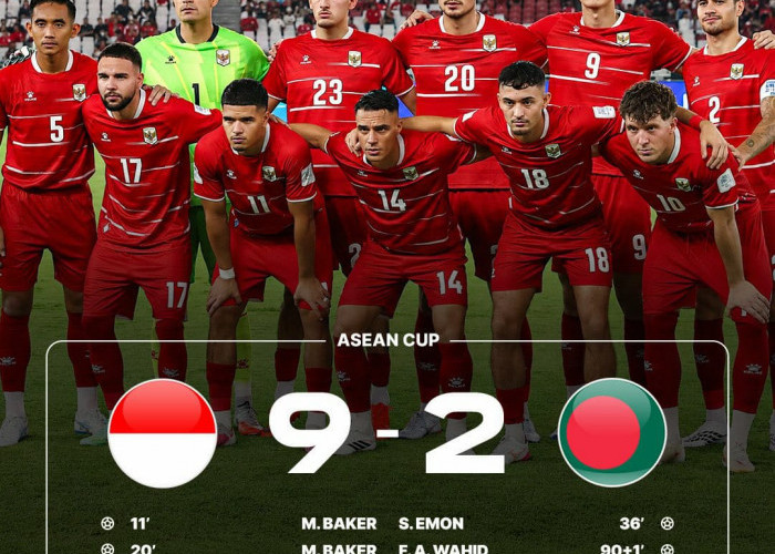 Hajar Bangladesh 9-2, Timnas Indonesia Rebut Tiket Final FIFA ASEAN Cup 2026 Lewat Selisih Produktivitas Gol