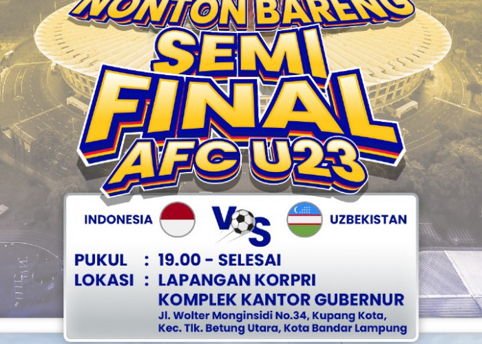 Pilih Mana? 8 Lokasi Calon Kepala Daerah Gelar Nobar Timnas Indonesia U-23 Vs Uzbekistan U-23