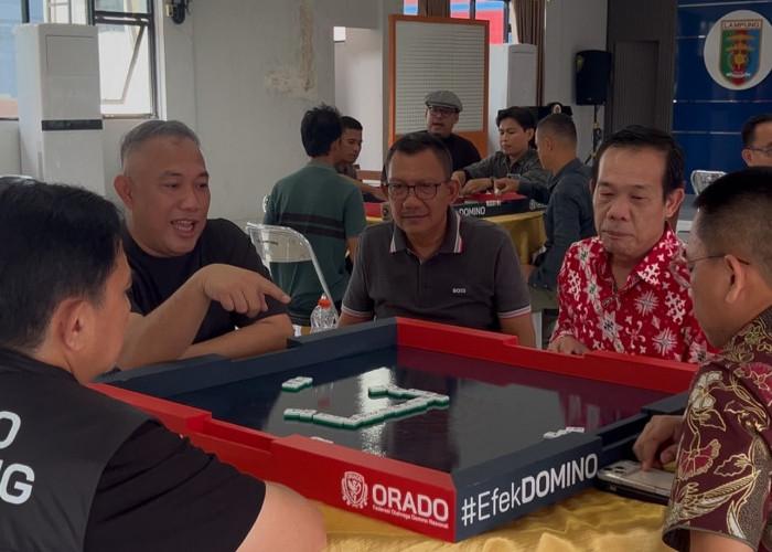 Pasangan Adi Kurniawan - Nizwar Kuasai Seleksi Cabor Domino PWI Lampung Menuju Porwanas 2027