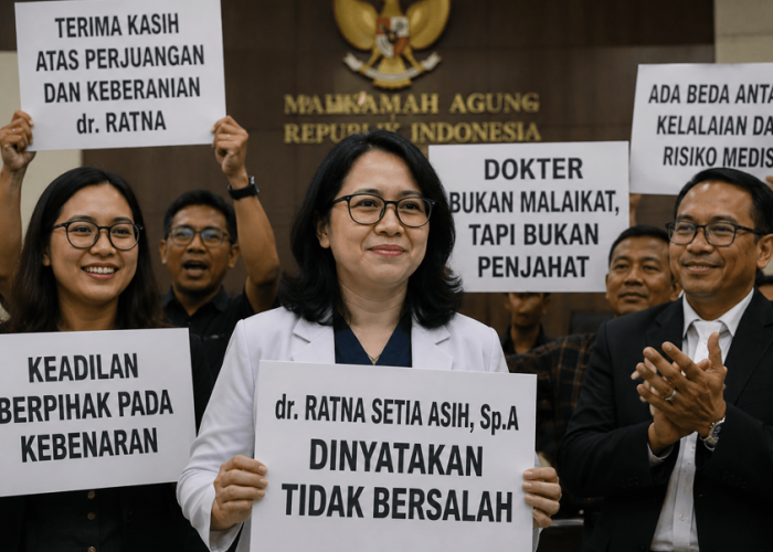 dr. Ratna Setia Asih, Sp.A Dinyatakan Tidak Bersalah, Momentum Penting bagi Perlindungan Profesi Dokter