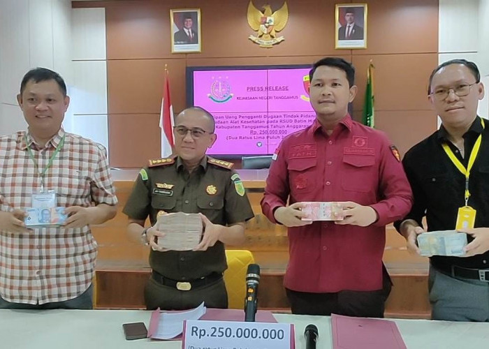 Itikad Baik di Tengah Skandal, Tersangka Kasus Korupsi CT Scan RSUD Batin Mangunang Serahkan Uang Pengganti