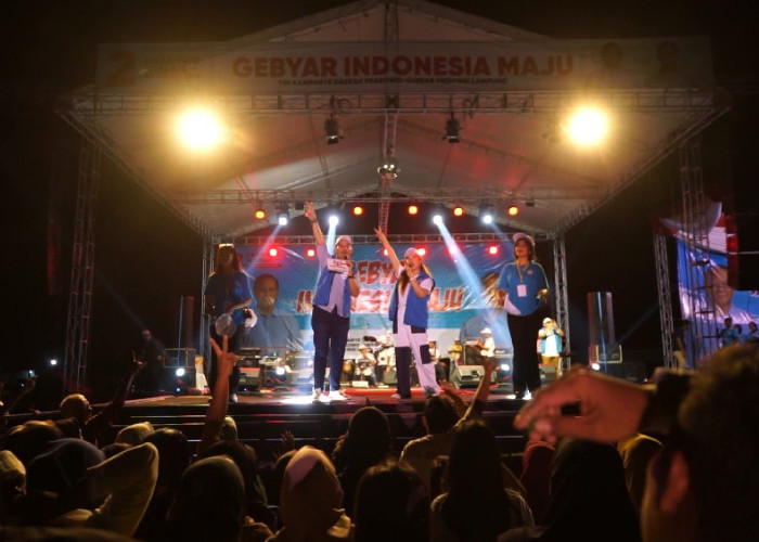 Konser Gebyar Indonesia di 15 Titik, TKN Prabowo - Gibran Yakin Menang Satu Putaran di Lampung