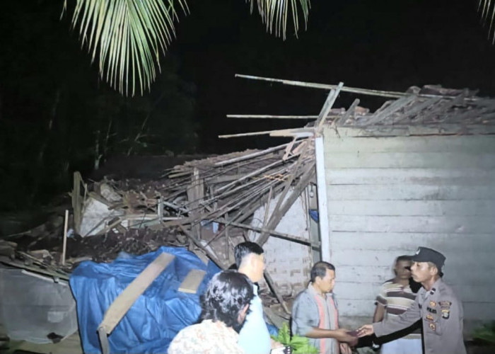 Gempa Magnitudo 4,5 Guncang Tanggamus,  Sejumlah Rumah di Tiga Pekon Rusak Parah