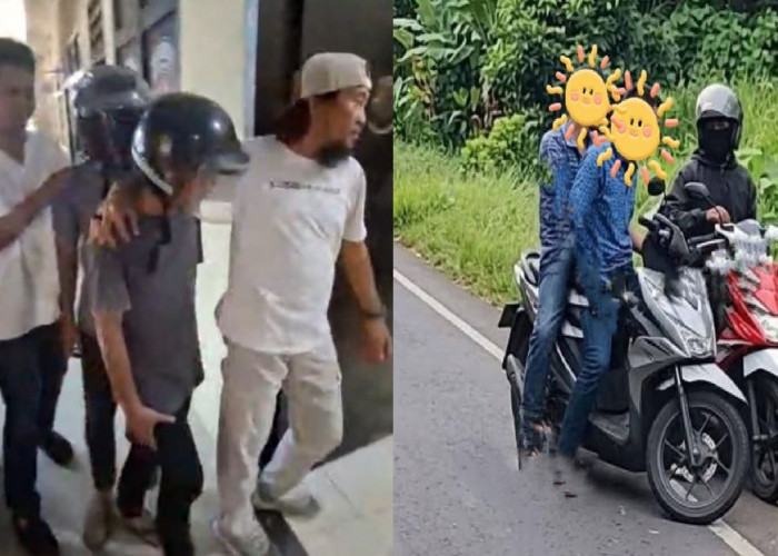 Viral Usai Cegat Pengendara di Jalintim, Didampingi Orang Tua Dua Remaja Datangi Polisi