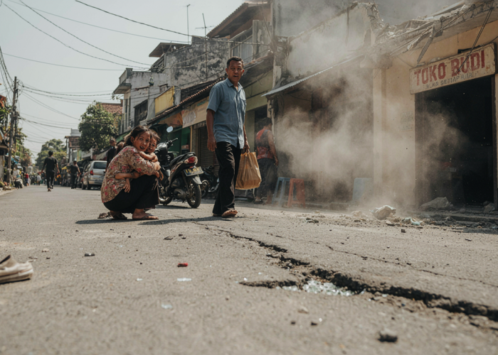 Tiga Gempa Kecil Guncang Lampung, BMKG Imbau Warga Tetap Tenang