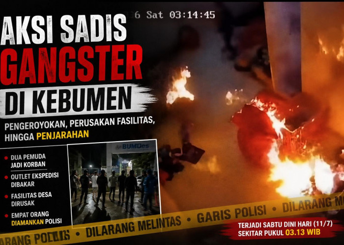 Aksi Kekerasan di Kebumen Berujung Perusakan dan Dugaan Penjarahan, Empat Orang Diamankan
