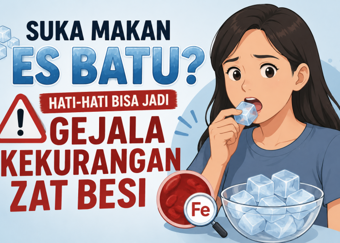 Suka Makan Es Batu? Hati-Hati Bisa Jadi Gejala Kekurangan Zat Besi