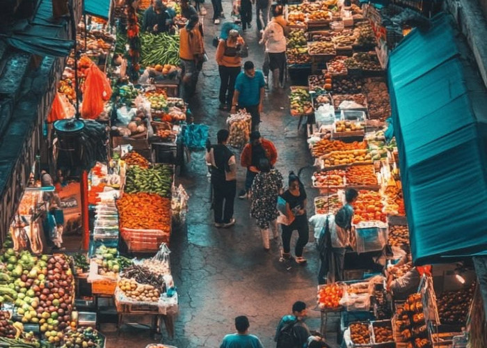 Pasar Tradisional Tetap Ramai di Tengah Gempuran Belanja Online, Pedagang Andalkan Pelayanan dan Harga Bersain
